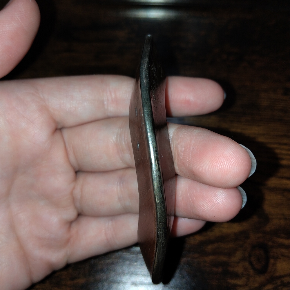 Silver Silpada Wooden Bracelet
